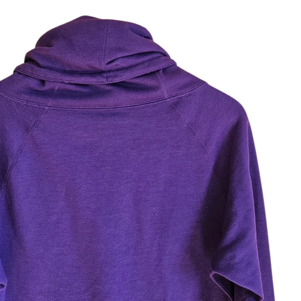 Nike Women’s Dri-FIT Purple Cowl Neck Long Sleeve Training Pullover Small